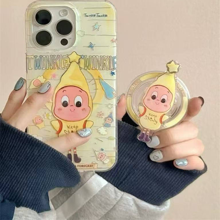 黄色星星小人三星s25ultra手机壳