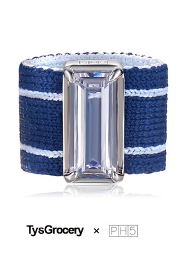 PH5联名针织锆石弹力戒指