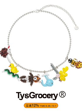 TysGrocery手工琉璃可拆卸项链