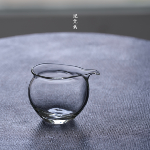 蛰飞鸟公道杯手工加厚高硼硅玻璃分茶器聚香挂香断水好约180ml