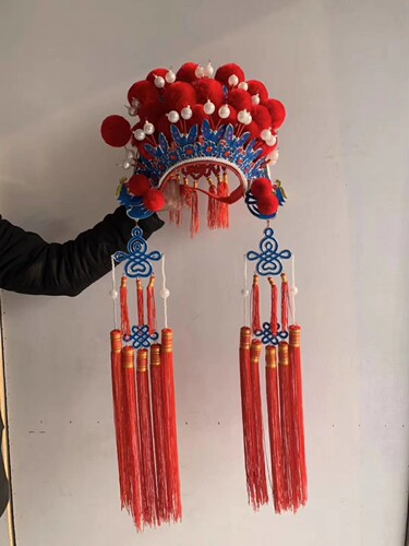 中国风酒吧跨年gogo演出服国潮元旦新年京剧头饰性感主题派对凤冠