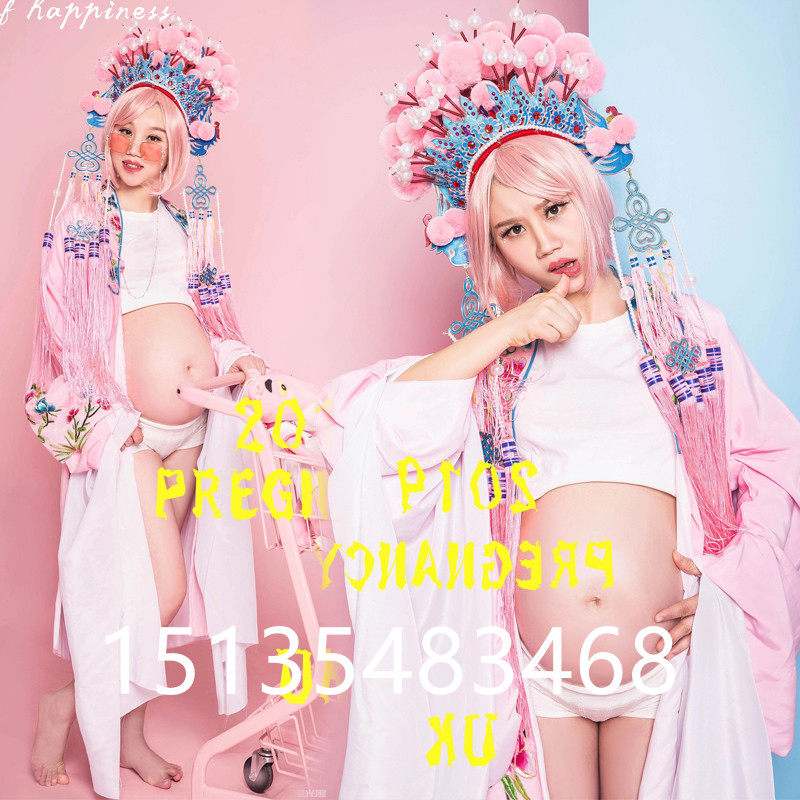 婚纱摄影孕妇写真头饰戏服国潮
