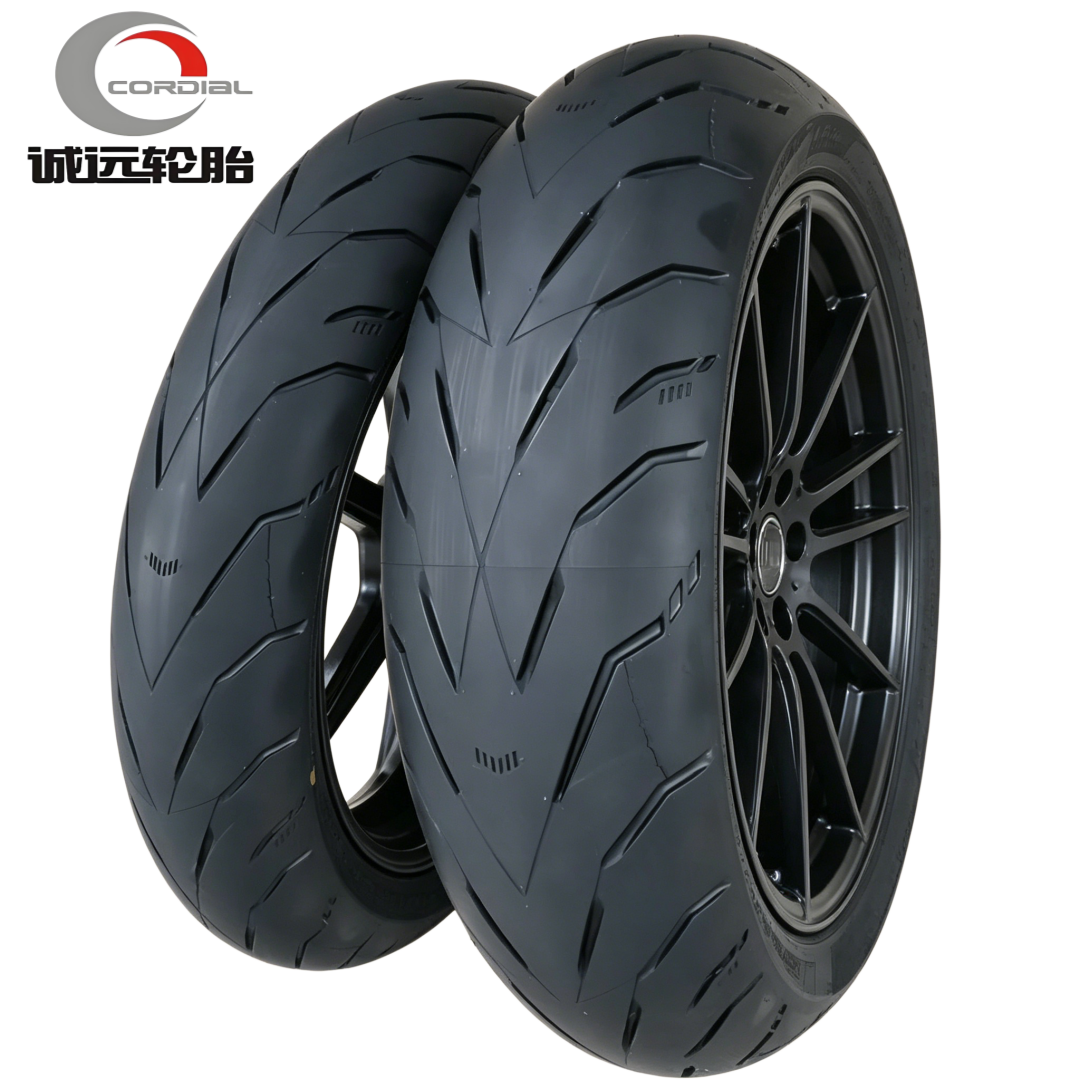 诚远110/70/150/60ZR17半热熔LX300地平线凯越321摩托车轮胎适用