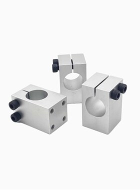 光轴支柱固定座KQMU10 12 16 20 25 30带螺纹平行感测器铝合金