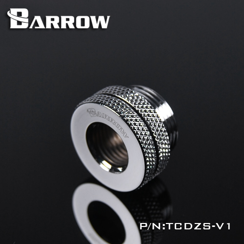 Barrow G1/4 金属穿板型顶部注水接头 TCDZS-V1 两个内螺纹接口