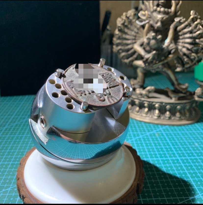 古币清理卡盘360度随意调节最大可卡80钱币清理工具