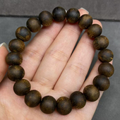 九分沉水 高品质棋楠料 油脂粘手 奇楠1.0手串 过手留香 棋韵正
