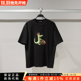 太平鸟男装2026秋国内代购印图案短袖T恤衫B1CNG3134/B1CNG3134L9