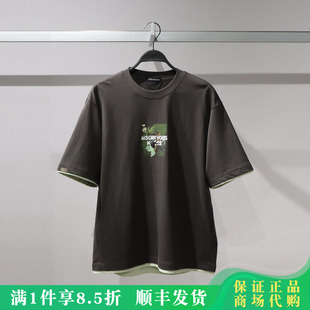 PEACEBIRD 印花短袖 T恤B2CNG2255 B2CNG2255H8 太平鸟男2026夏新款