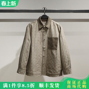 B1CHF4263 PEACEBIRD/太平鸟男2025冬正品外穿式衬衫B1CHF426347