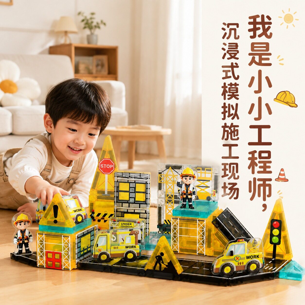 男孩生日礼物磁铁玩具6一12岁黑科技10男童8拼装7男生9六一儿童节