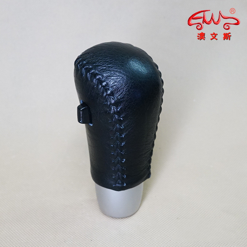 免缝适用11-14款荣威W5自动真皮挡把套排档套档杆套手球套手刹套