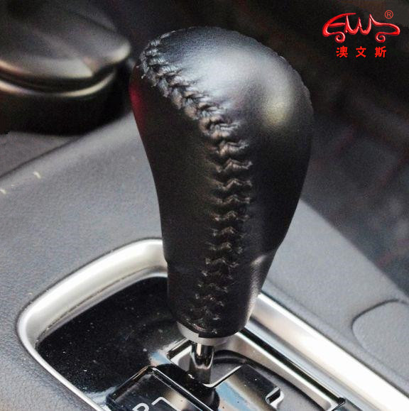 适用三菱欧蓝德劲炫真皮挡把套