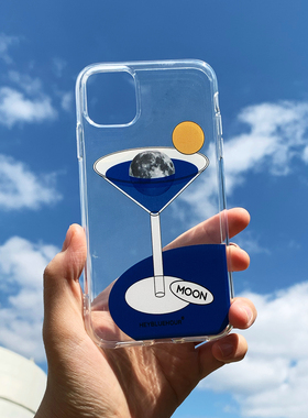 BlueHour原创杯中的月亮 浪漫透明手机壳软壳 适用于iPhone16pro