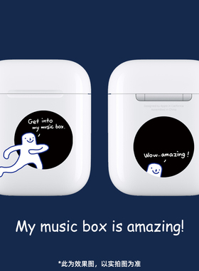 BlueHour原创进入音乐盒子 耳机套透明软壳 适用于AirPods4代