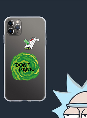 BlueHour原创去冒险不要慌 瑞克和莫蒂手机壳 适用于iPhone14pro