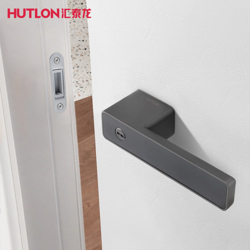 汇泰龙磁吸静音现代极简把手门锁