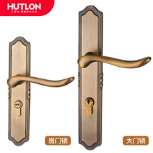 汇泰龙 室内卧室铜房门锁别墅欧式古典铜执手门锁68801/68805