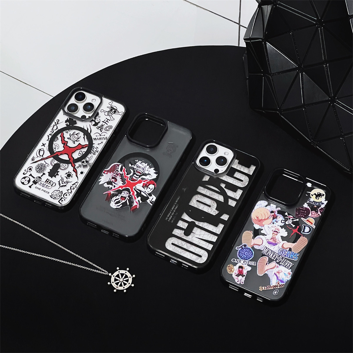 海贼王25周年苹果16Pro手机壳iphone15plus可爱卡通iphone14promax新款高级2.5亚克力磁吸手