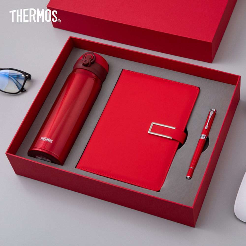 膳魔师保温杯礼品套装定制logo笔记u盘笔企业商务会议活动伴手礼