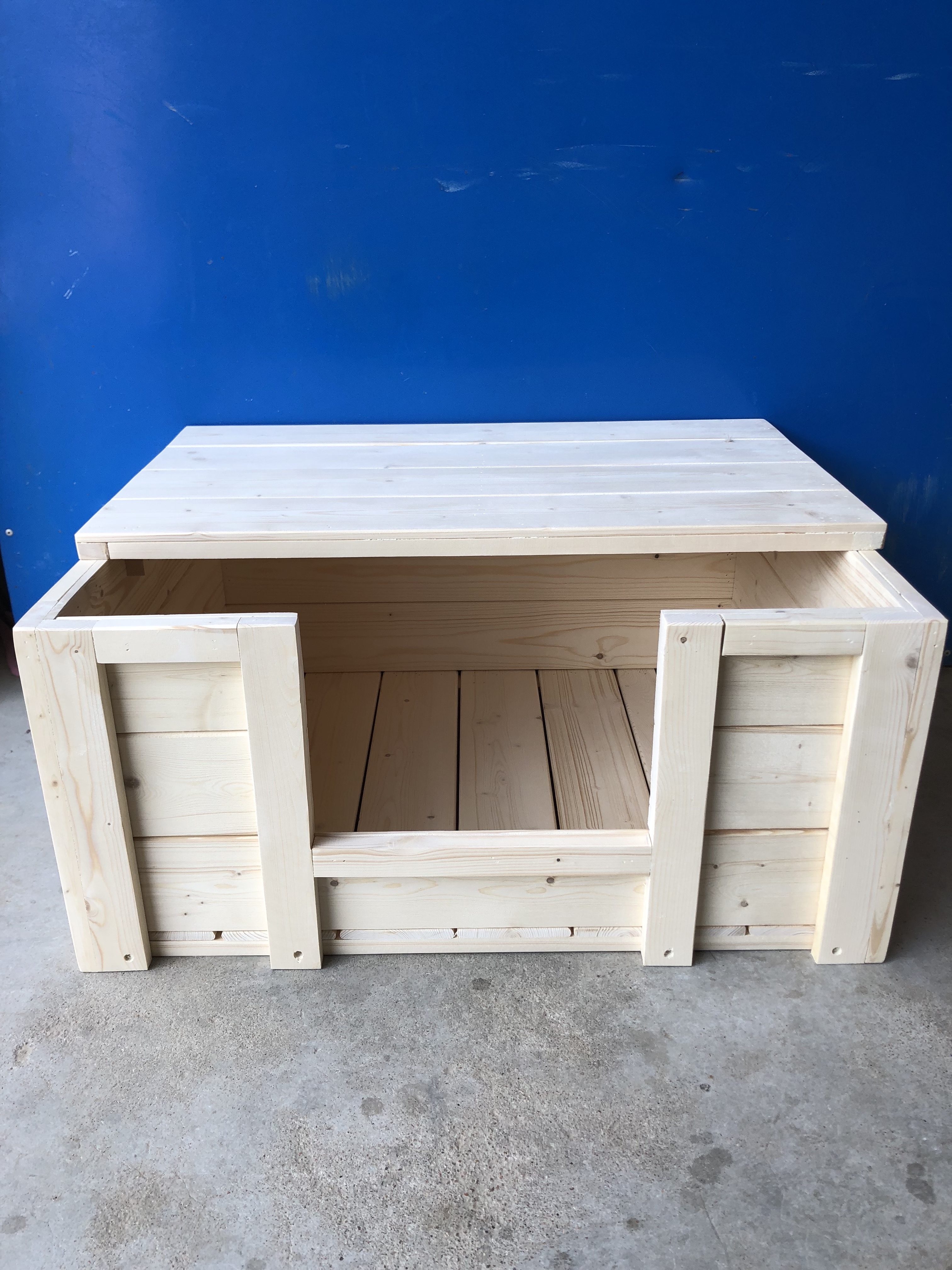 實木翻蓋箱子寵物產房狗窩幼崽