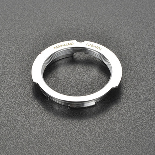 M39 90MM Leica 纯铜 M适用徕卡螺口39转莱卡M卡口转接环