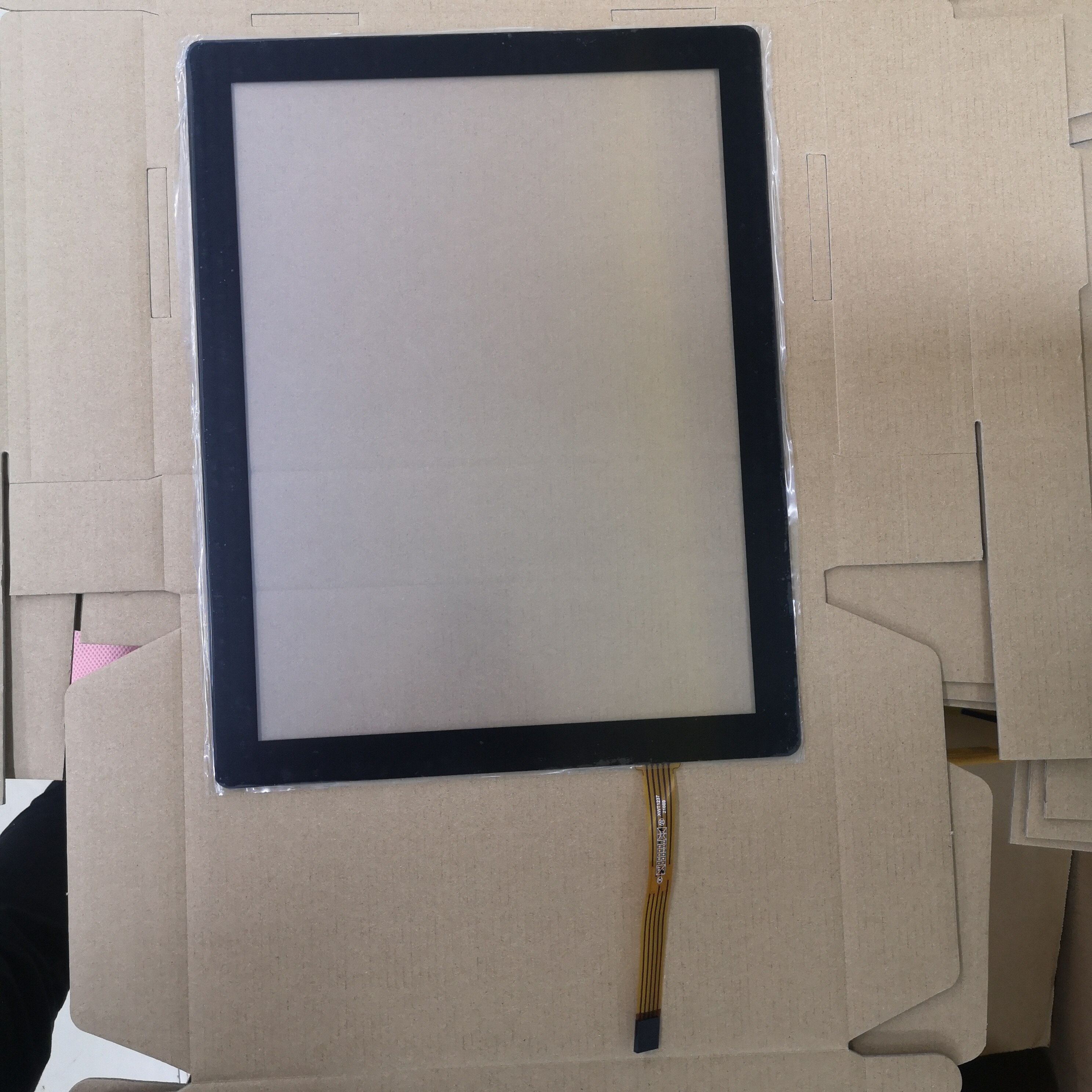 15寸中崎收款机用触摸手写外屏幕玻璃 zq-9060d xwt1237