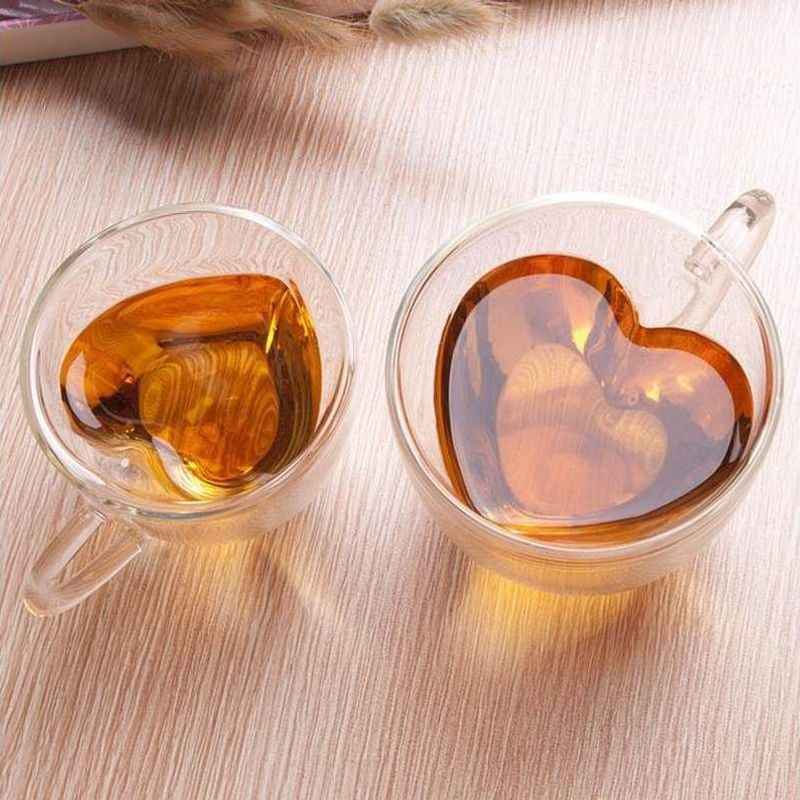 带杯创意硼咖啡茶硅桃形杯把保温