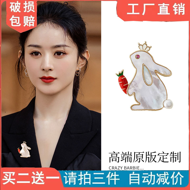 职业阿玛施高档胸针明星同款