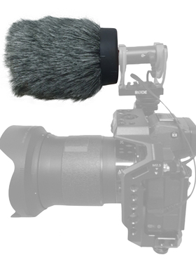 适合罗德采访话筒毛毛套RODE VIDEOMIC GO II指向性麦克风防风罩