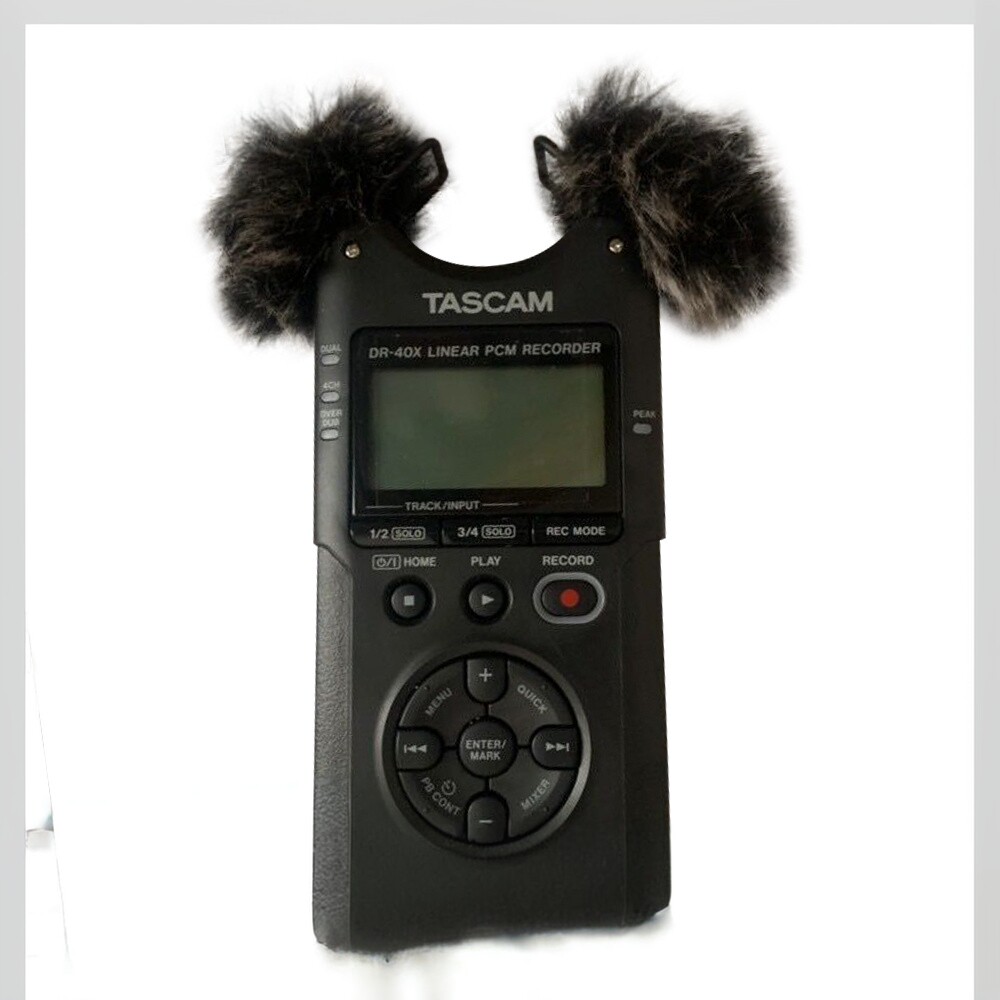 适合达斯冠TASCAM DR40DR40X录音笔话筒防风罩 DR40DR40X防风毛衣