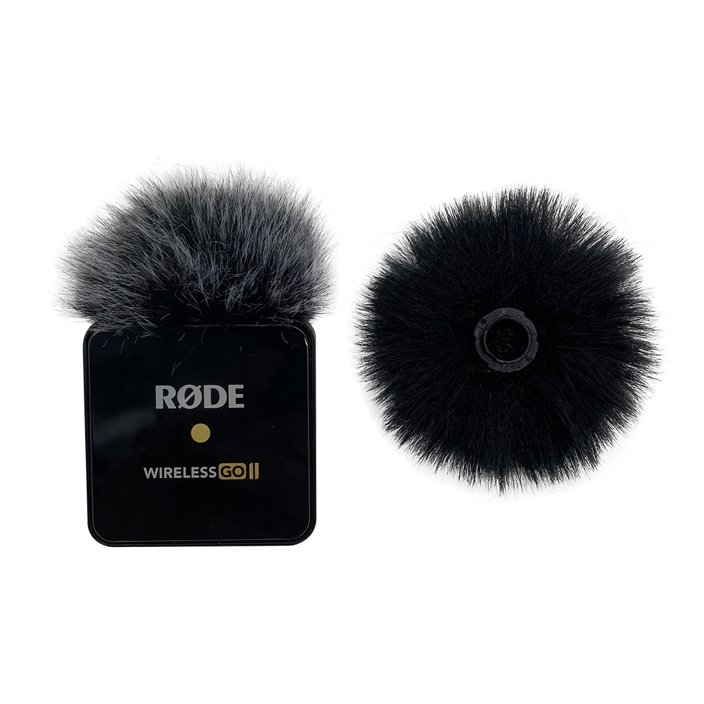 适合罗德WIRELESS GO II二代话筒防噪毛罩适用RODE麦克风防风毛套