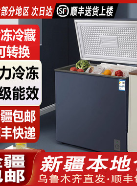 【新疆本地仓直发】家用小冷柜小型大容量迷你冷冻冷藏可转换冰柜