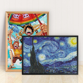 拼图框架裱框1000片装 饰框拼图框50×75外框相框挂墙2000定制画框