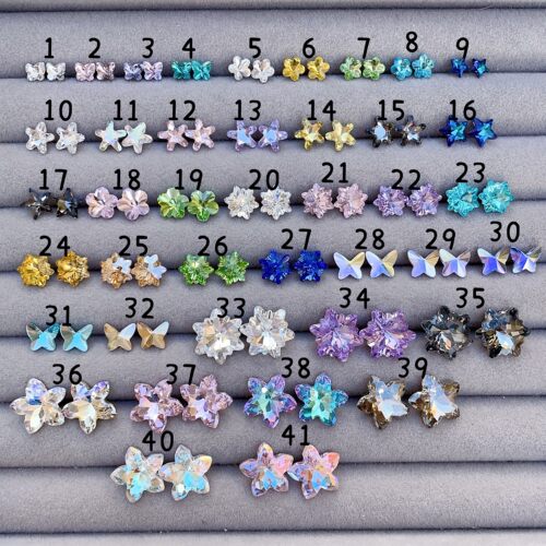 异形耳钉彩钻超闪尖底316L医钛钢
