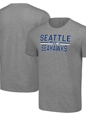 NFL球衣男夏季海鹰Seattle Seahawks休闲运动长袖宽松男士短袖T恤