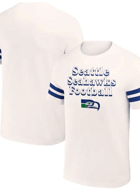 NFL球衣男夏季海鹰Seattle Seahawks男士休闲运动长袖宽松短袖T恤