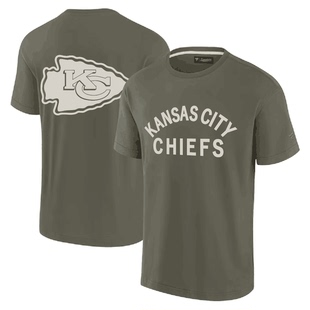 NFL橄榄球衣男夏季 City Chiefs运动宽松短袖 T恤 堪萨斯酋长Kansas
