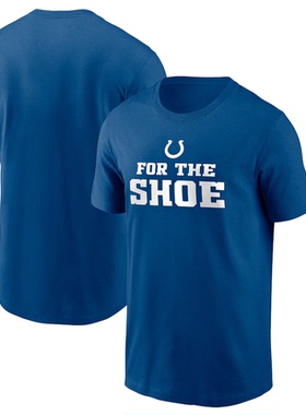 NFL球衣夏季小马Indianapolis Colts橄榄球服宽松男士速干短袖T恤