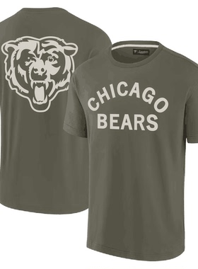 NFL橄榄球衣男夏季芝加哥熊队Chicago Bears休闲运动宽松短袖T恤