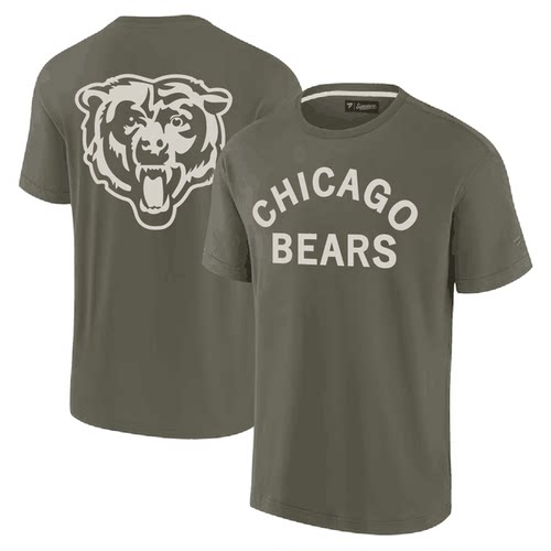NFL橄榄球衣男夏季芝加哥熊队Chicago Bears休闲运动宽松短袖T恤