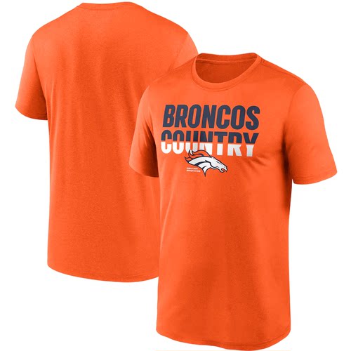 NFL球衣夏季丹佛野马Denver Broncos橄榄球服宽松男士速干短袖T恤