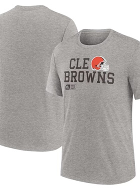 NFL球衣男夏季布朗Cleveland Browns橄榄球服宽松男士速干短袖T恤