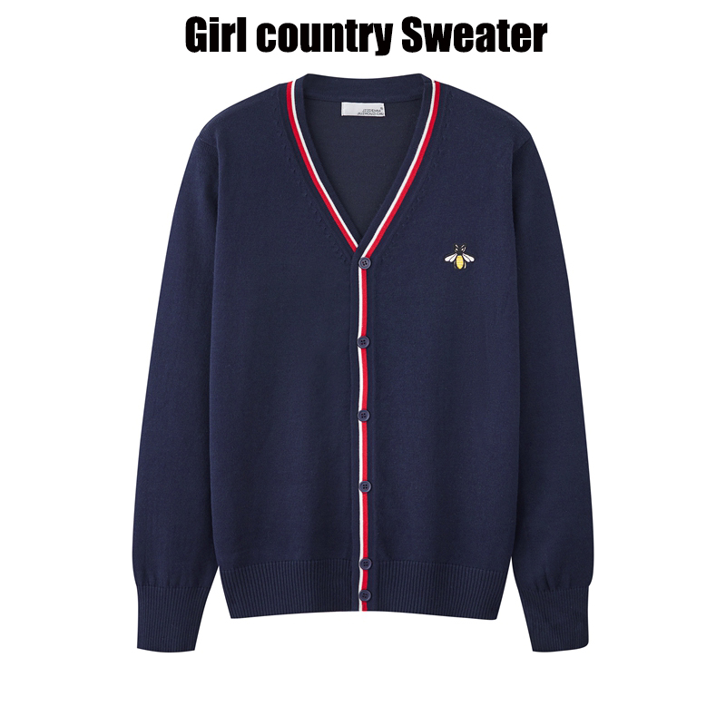 小蜜蜂春秋外套护士值班针织开衫