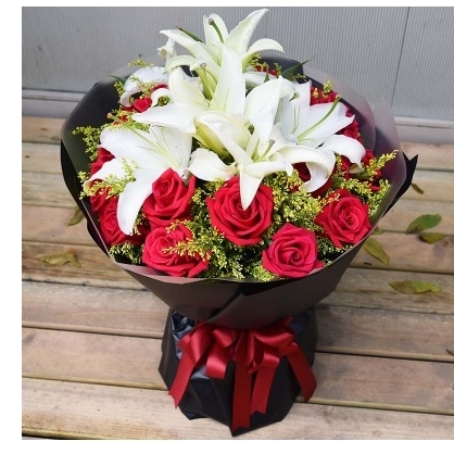 上海青浦区赵巷镇徐泾镇家乐福富绅国际鲜花店蛋糕店速递玫瑰花束