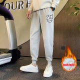 秋冬装新款男裤子加绒运动裤加厚长裤男士休闲裤束脚裤712-1-A167，男装休闲裤，星座712-1
