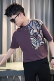 潮牌男士短袖T恤社会小伙网红衣服夏季薄款短袖TX02-P58，男装T恤，星座712-1