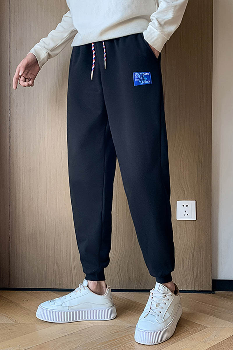 春夏装新款男士运动裤潮牌宽松卫裤束脚运动裤修身小脚裤A87-P48,男装休闲裤,星座712-1
