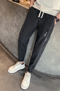 夏季男士牛仔裤宽松潮牌束脚裤子修身小脚裤712-1-AK139-P48图片