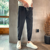 夏季新款男士牛仔裤宽松潮牌束脚裤子修身小脚裤712-1-AK139-P48，男装牛仔裤，星座712-1